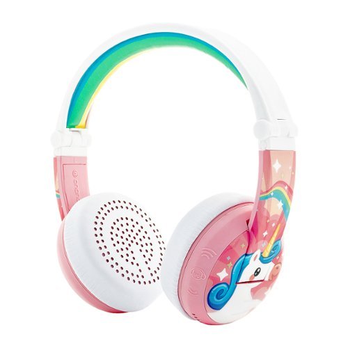 BuddyPhones - Wave Waterproof Wireless On-Ear Headphones - Pink