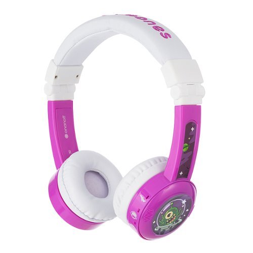 BuddyPhones Inflight Wired On-Ear Headphones - Purple SHOP ONLINE