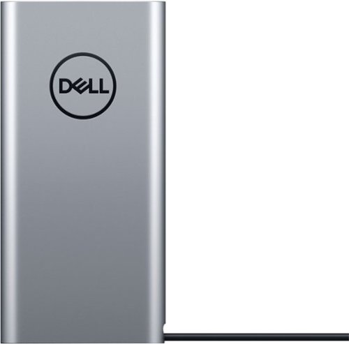 Dell - 65W USB-C Notebook Power Bank Plus for most Type-C laptops and most USB-A devices - PW7018LC - Silver