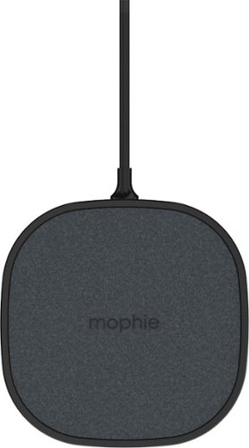 mophie - 15W Wireless Charging Pad - Black