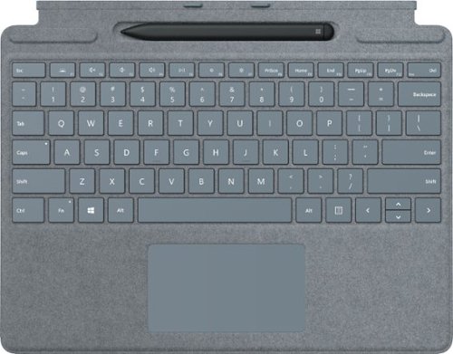 Microsoft - Surface Pro X Signature Keyboard with Slim Pen-Front_Standard 