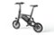 Glarewheels - X5 Electric Bike Urban Fashion Foldable w/20 mile Operating Range with pedal assist & 15mph Max Speed - Black-Front_Standard