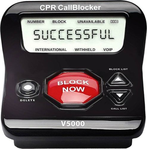 CPR Call Blocker - Call Blocker - Black-Front_Standard 