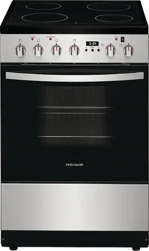 Front. Frigidaire - 1.9 Cu. Ft. Freestanding Electric Smoothtop Range - Stainless Steel.
