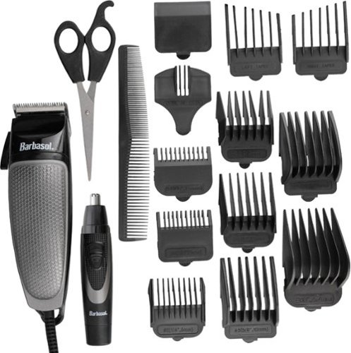 Barbasol 20-Piece Ultimate Grooming Pro Hair Clipper Kit - Black SHOP ONLINE