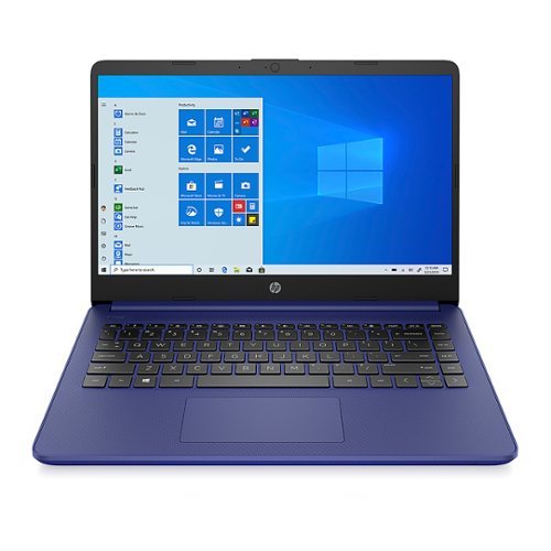 HP - 14" Laptop  - AMD 3020e - 4GB Memory - 64 GB eMMC Hard Drive - Indigo Blue - Indigo Blue