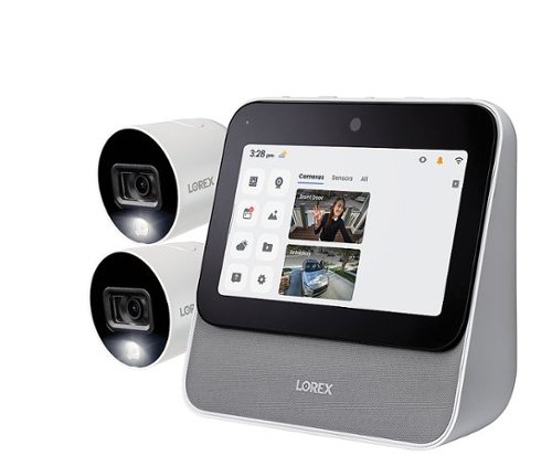  Lorex - Smart Home Security Center with two 1080p Wi-Fi Cameras