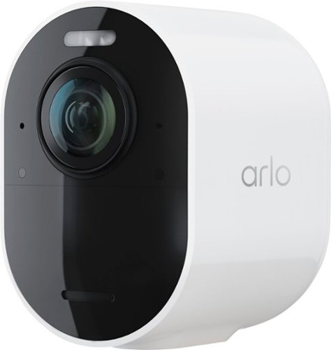 Arlo - Ultra 2 Add-on Camera Indoor/Outdoor Wireless 4K Security System - White