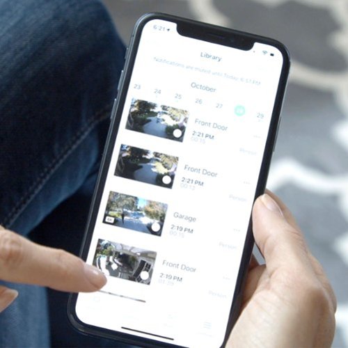 Arlo - Ultra 2 Camera, 2 Pack, VMS5240B-20000S - Black-Front_Standard 