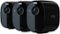 Arlo - Essential Spotlight Camera – Indoor/Outdoor Wire-Free 1080p Security Camera (3-pack) - Black-Front_Standard