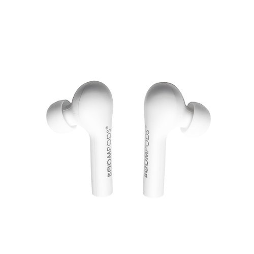 Boompods - Bassline True Wireless In-Ear Headphones - White/Pink