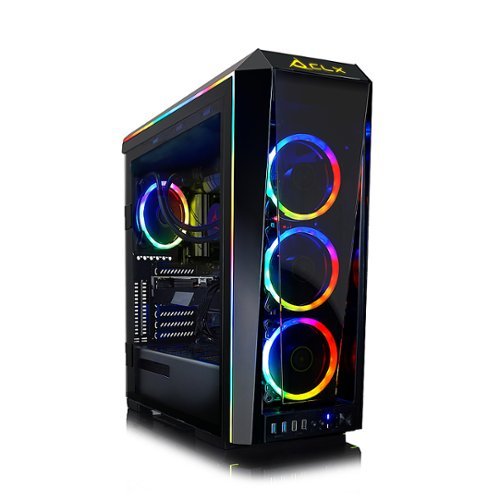 CLX - SET Gaming Desktop - AMD Ryzen 7 3800X - 64GB Memory - NVIDIA GeForce RTX 3080 - 6TB HDD + 1TB NVMe SSD - Black
