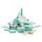GreenPan - Rio Ceramic Non-Stick 16-Piece Cookware Set - Turquoise-Angle_Standard