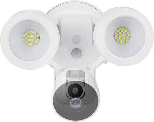 Wasserstein - Floodlight with Charger for Nest Cam Outdoor - White