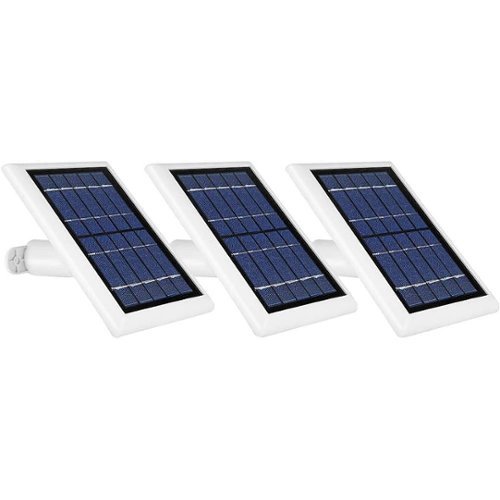 Wasserstein - Solar Panel for Blink Outdoor Camera (3-Pack) - White
