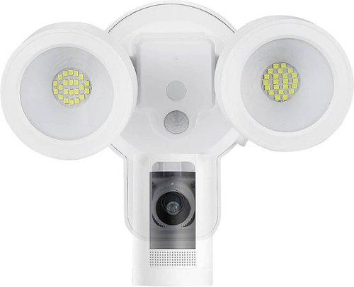 Wasserstein - 3-in-1 Floodlight for Ring Stick Up Cam Battery and Ring Spotlight Cam Battery - White