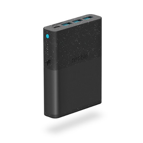 Nimble - 5-Day Portable Charger (13K mAh, 18W PD) - Black