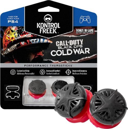KontrolFreek - Call of Duty: Black Ops Cold War 4 Prong Performance Thumbsticks for PS5 and PS4
