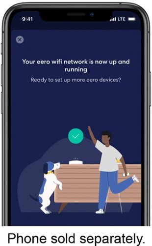 eero 6 AX1800 Dual-Band Mesh Wi-Fi 6 System (3-pack) - White WORLDWIDE DELIVERY