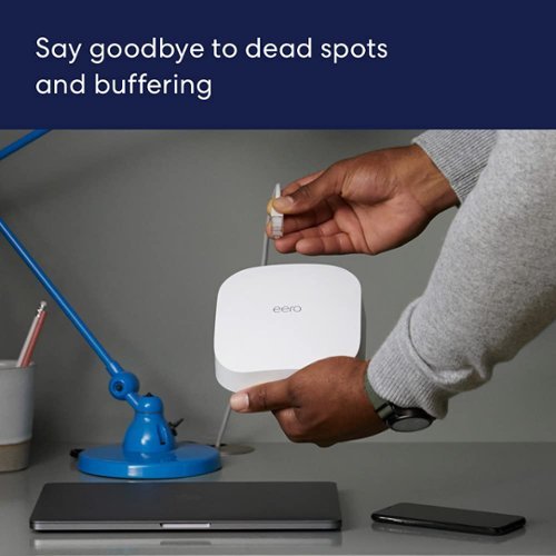 eero Pro 6 AX4200 Tri-Band Mesh Wi-Fi 6 Router - White WORLDWIDE DELIVERY