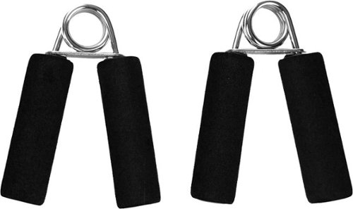 Mind Reader - 2 pack Hand Grip Strengthener - Black-Front_Standard 