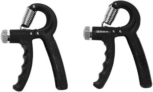  Mind Reader - 2 Pack Hand Grip Strengthener Forearm - Black