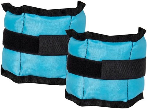 Mind Reader - 2 Pack One pound ankle weights - Blue-Front_Standard 