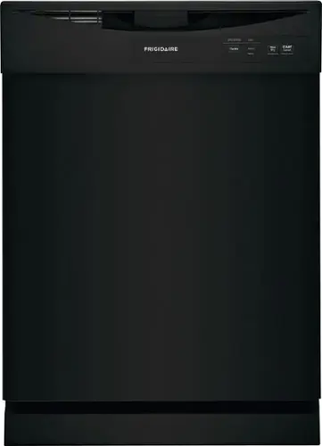 Front. Frigidaire - Frigidaire 24" Front Control Built-In Dishwasher, 62dba - Black.
