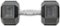 Tru Grit - 30-lb Hex Rubber Coated Dumbbell Single - Black/Silver-Front_Standard