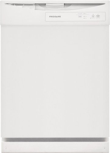 "Frigidaire 24"" Front Control Built-In Dishwasher, 62dba - White"