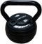 Tru Grit - 20-lb Adjustable Kettlebell - Black-Front_Standard