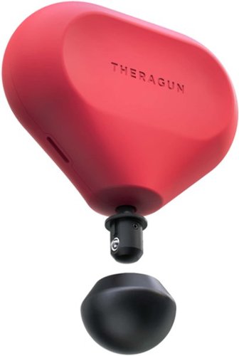 Therabody Theragun mini Handheld Percussive Massage Device (Latest Model) with Travel Case - Red GLOBAL SHIPPING