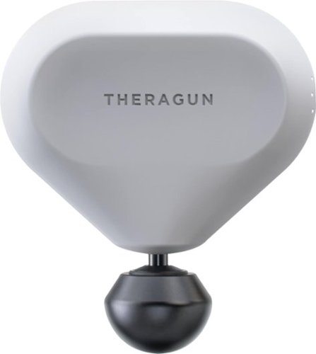 Therabody - Theragun mini Handheld Percussive Massage Device (Latest Model) with Travel Pouch - White
