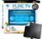 Winegard - PureTV Pro 60 - Indoor Smart Amplified HDTV Antenna + Integrated Channel Finder - Black and White-Front_Standard