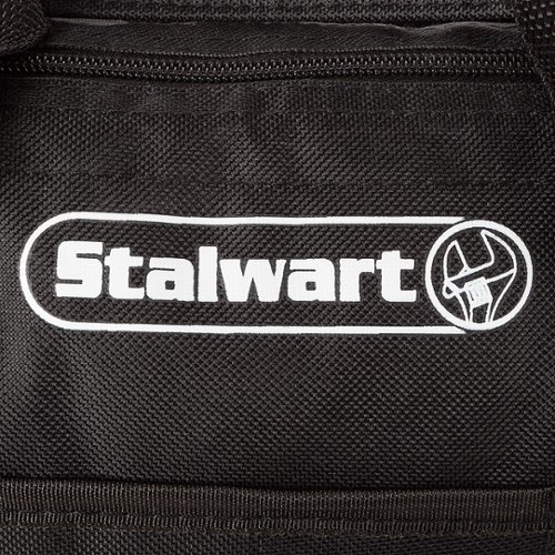 Stalwart - 20V Cordless Drill with Rechargeable Lithium Ion Battery and 101 Piece Accessory Set - Red, Black-Alt_View_Standard_18 