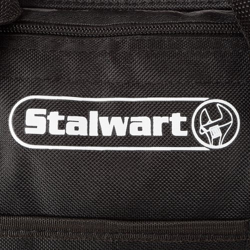 Stalwart - 20V Cordless Drill with Rechargeable Lithium Ion Battery and 122 Piece Accessory Set - Red, Black-Alt_View_Standard_18 