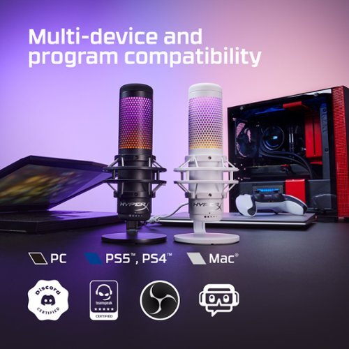 HyperX QuadCast S Wired Multi-Pattern USB Electret Condenser Microphone HOW TO BUY