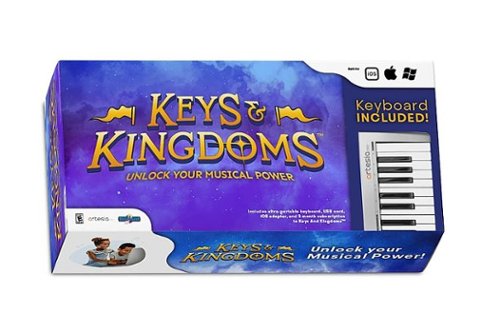 Keys and Kingdoms Piano Learning Adventure Game with Keyboard and 3 Month Subscription - iOS, Windows, Mac