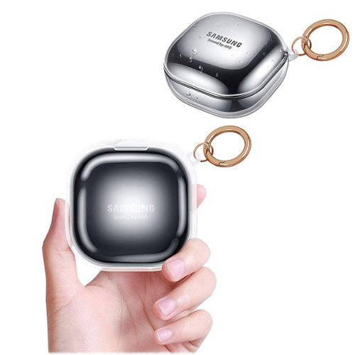 SaharaCase Hybrid Flex Case for Samsung Galaxy Buds Live, Galaxy Buds Pro, Galaxy Buds2 Pro and Galaxy Buds FE - Clear Black WORLDWIDE DELIVERY