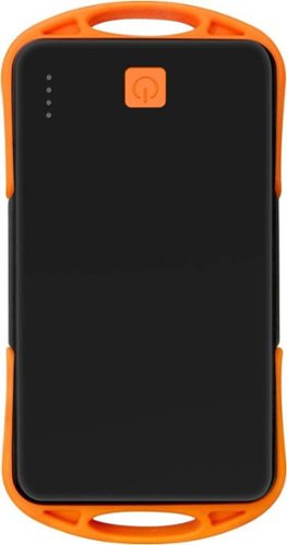 ToughTested - Power Pack & LED Flood Light, 6,000mAh Portable Charger for Most USB Devices - Black/Orange
