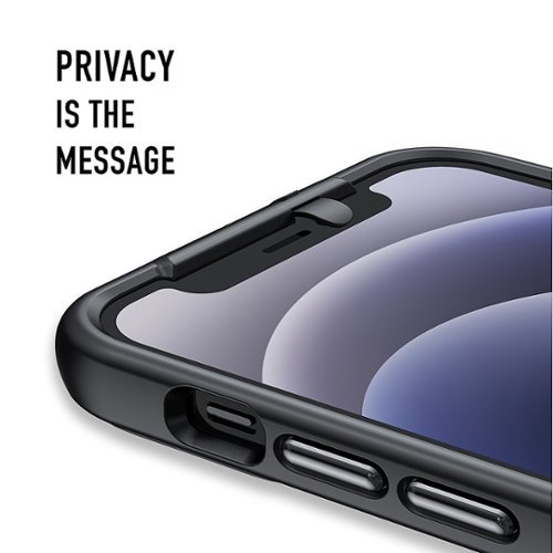 Spy-Fy iPhone Privacy Case: iPhone 12 mini - Black WORLDWIDE DELIVERY