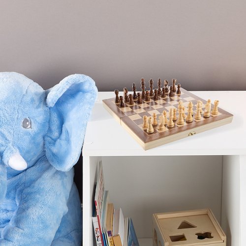 Hey! Play! - Chess Set with Folding Wooden Board-Beginner’s Portable Classic Strategy and Skill Game Family Fun-Alt_View_Standard_18 