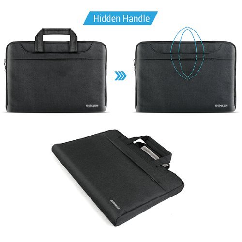 iBenzer - Shoulder Strap Bag for 13.3” Laptop-Alt_View_Standard_15 
