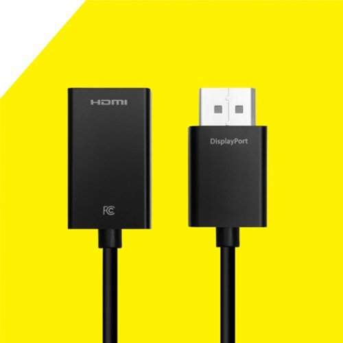 Best Buy essentials™ DisplayPort to HDMI Adapter - Black SHOP ONLINE