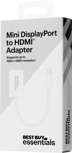 Best Buy essentials™ Mini DisplayPort to HDMI Adapter - White HOW TO BUY