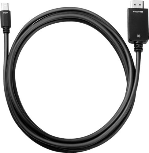 Best Buy essentials™ 6' Mini DisplayPort to HDMI Cable - Black WHERE TO BUY