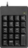 Best Buy essentials™ - BE-PKWDNP 60% Wired Membrane USB Numeric Keypad - Black-Front_Standard