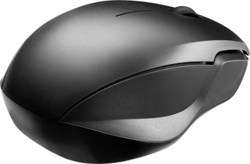 Best Buy essentials™ Wireless Optical Standard Ambidextrous Mouse with USB Receiver - Wireless - Black GLOBAL SHIPPING