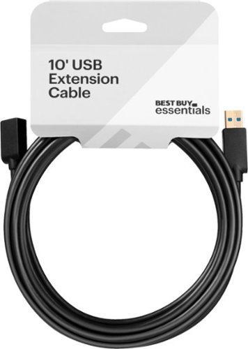 Best Buy essentials™ 10' USB-A 3.0 Male to Female Extension Cable - Black HOW TO BUY