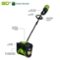 Greenworks - 80V 12” Cordless Brushless Snow Shovel with 2.0 Ah Battery and Rapid Charger - Black/Green-Alt_View_Standard_40 